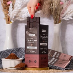 Veganská Keto Čokoláda + MCT Olej - Klasická Tmavá 80g