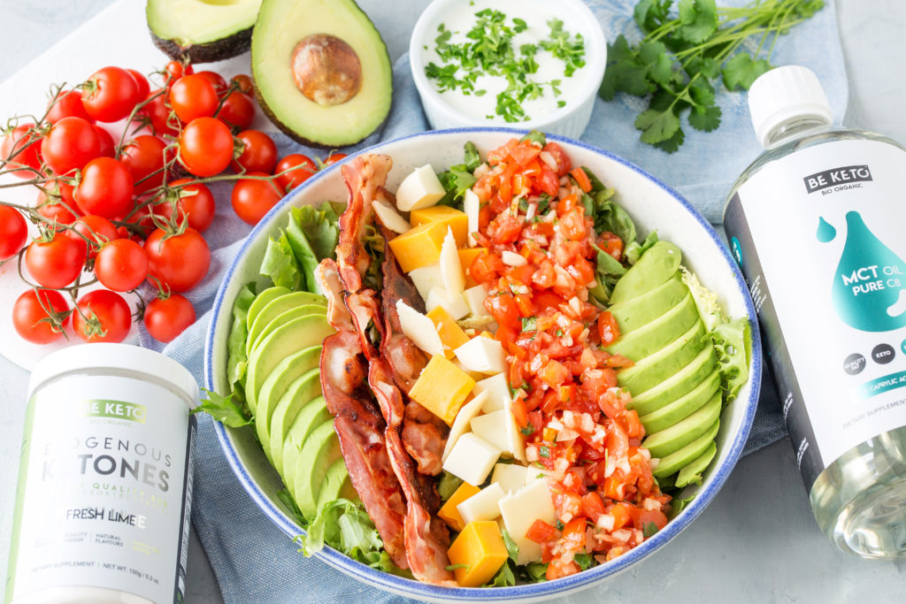Avocado salsa cheese bowl