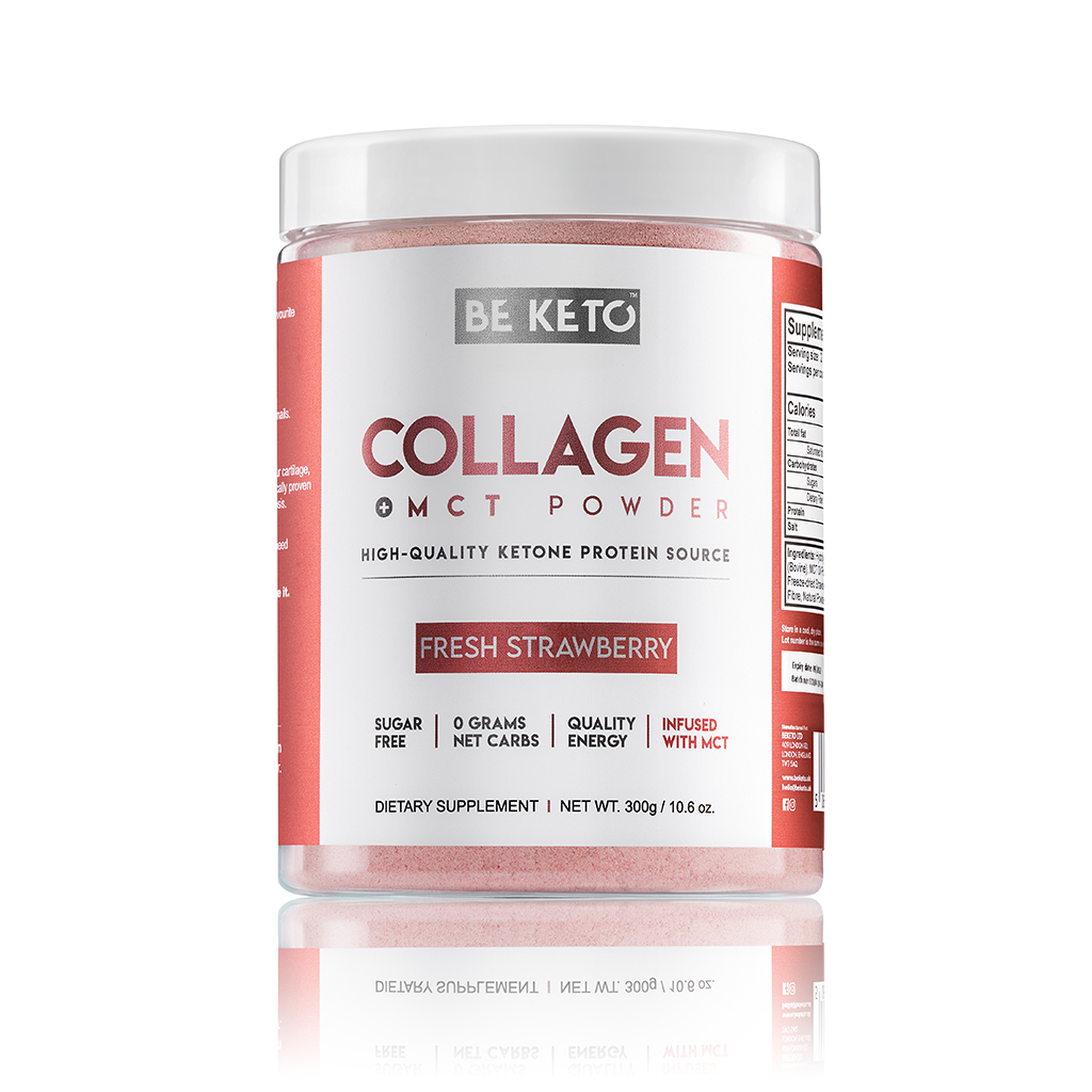 Keto Kolagen + MCT Olej - Čerstvá Jahoda 300g