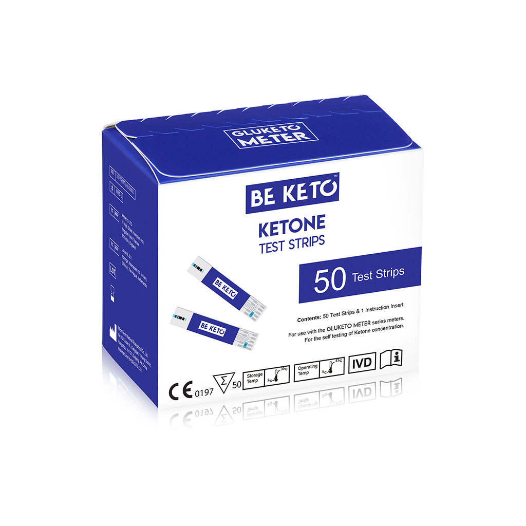 GluKeto Meter - Ketonové Proužky 50 ks