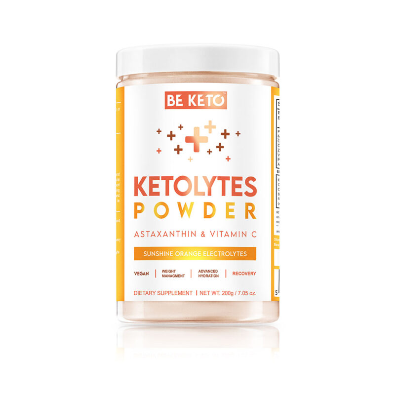 Elektrolyty Ketolytes v Prášku – Slunečný Pomeranč 200g