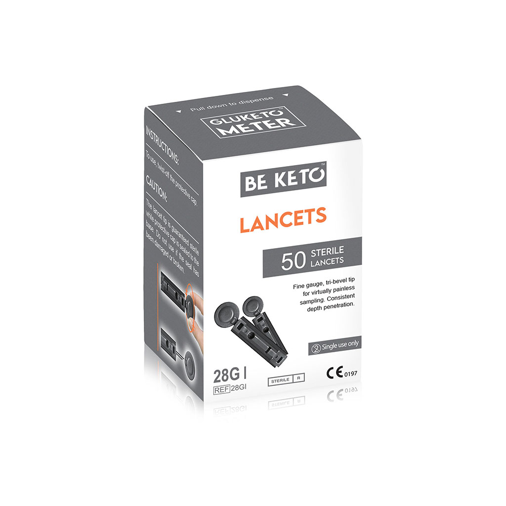 GluKeto Meter – Sterilní Lancety 50 ks