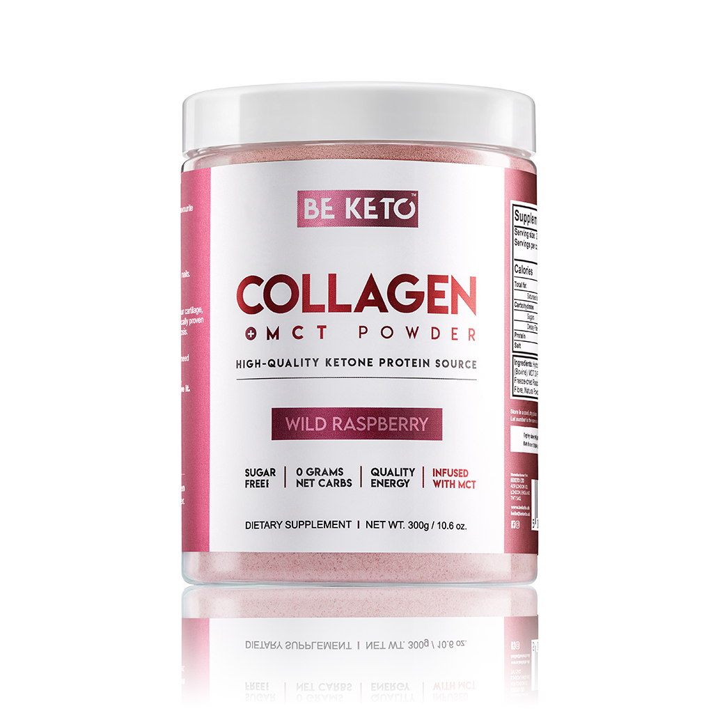 Keto Kolagen + MCT Olej - Divoká Malina 300g Keto Kolagen + MCT Olej - Divoká Malina 300g