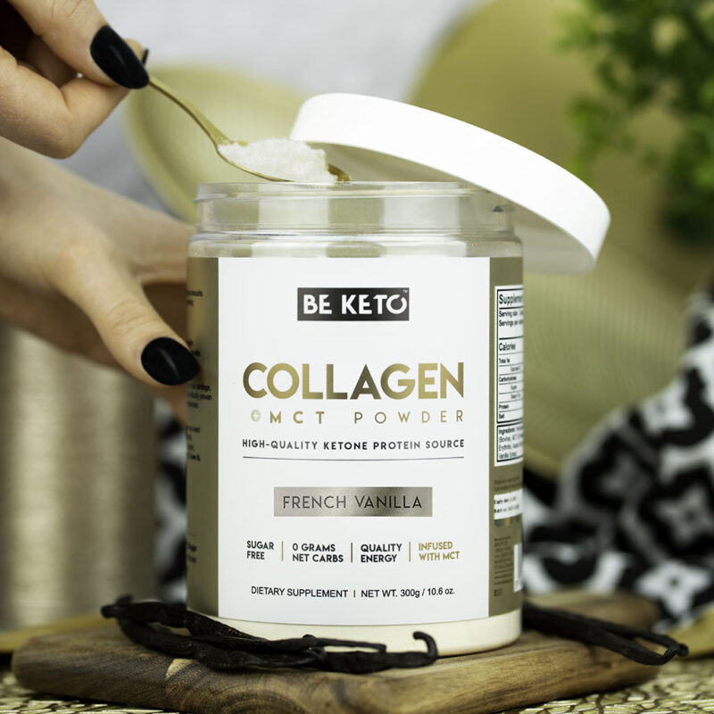 Keto Kolagen + MCT Olej - Francouzská Vanilka 300g
