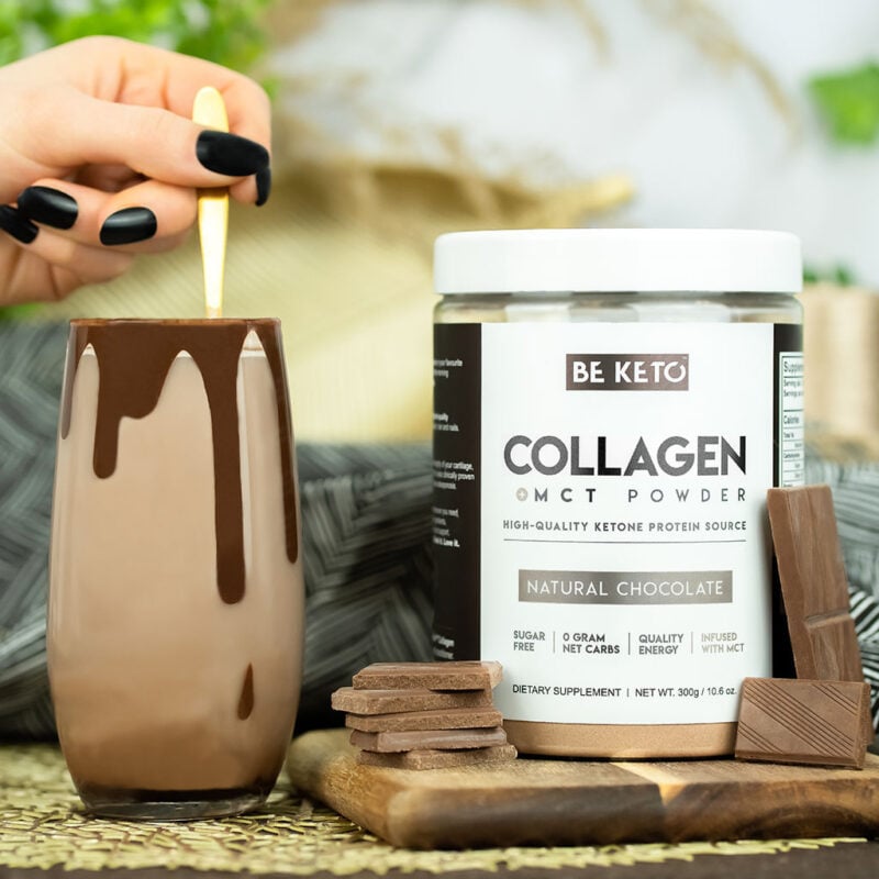 Keto Kolagen + MCT Olej - Přírodní Čokoláda 300g Keto Kolagen + MCT Olej - Přírodní Čokoláda 300g