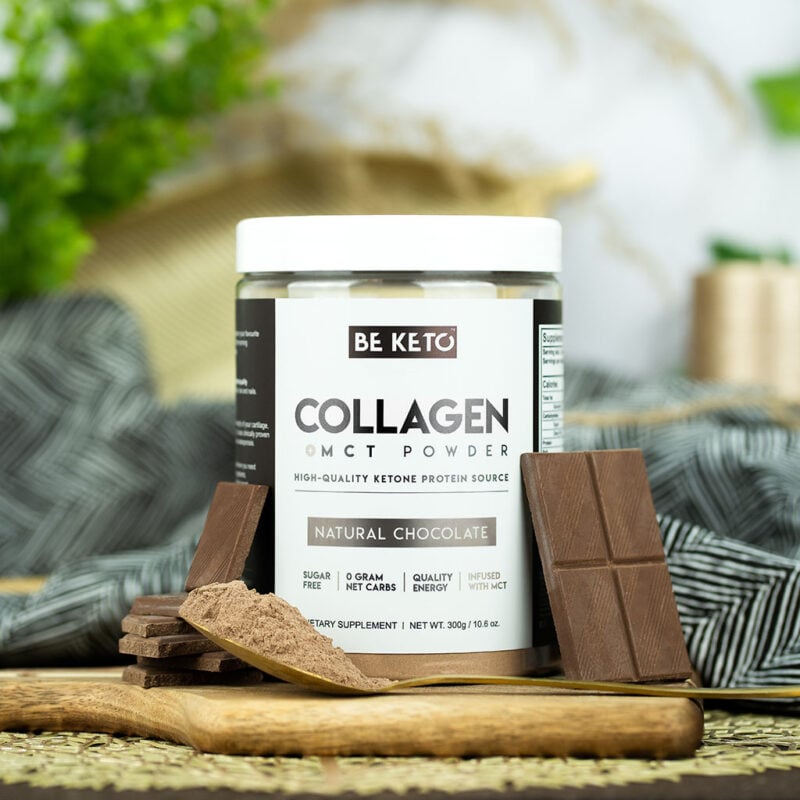 Keto Kolagen + MCT Olej - Přírodní Čokoláda 300g Keto Kolagen + MCT Olej - Přírodní Čokoláda 300g