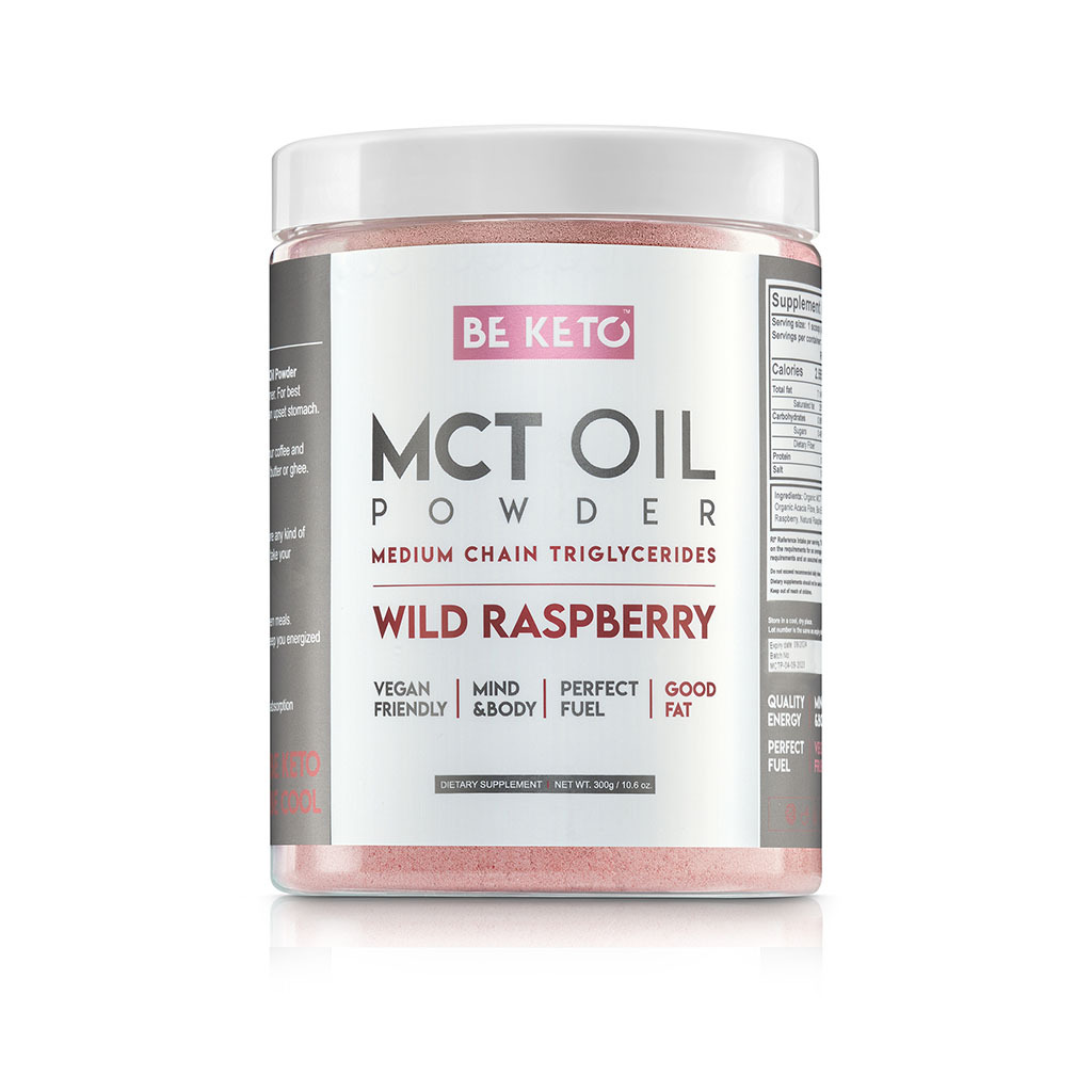 MCT Olej v Prášku – Divoká Malina 300g