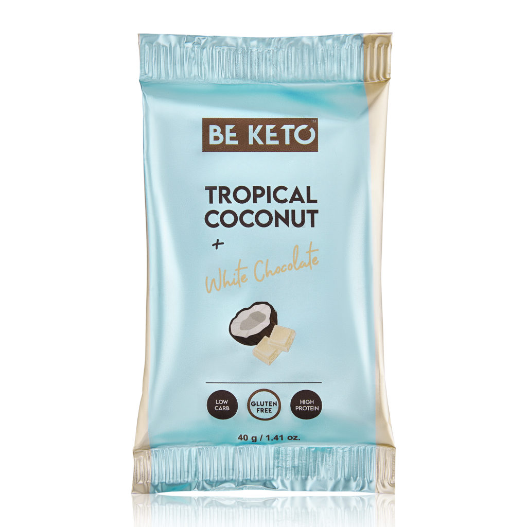 Keto Tyčinka - Kokos a Bílá Čokoláda 40g