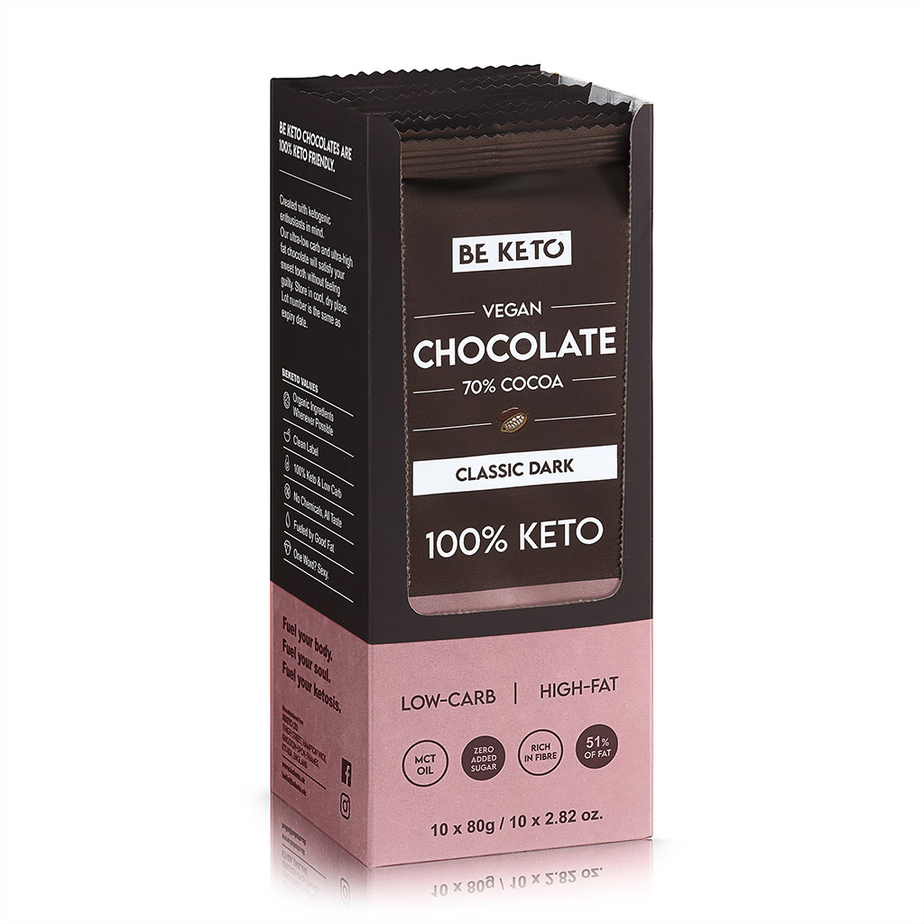 Veganská Keto Čokoláda Sada 10 ks Veganská Keto Čokoláda Sada 10 ks