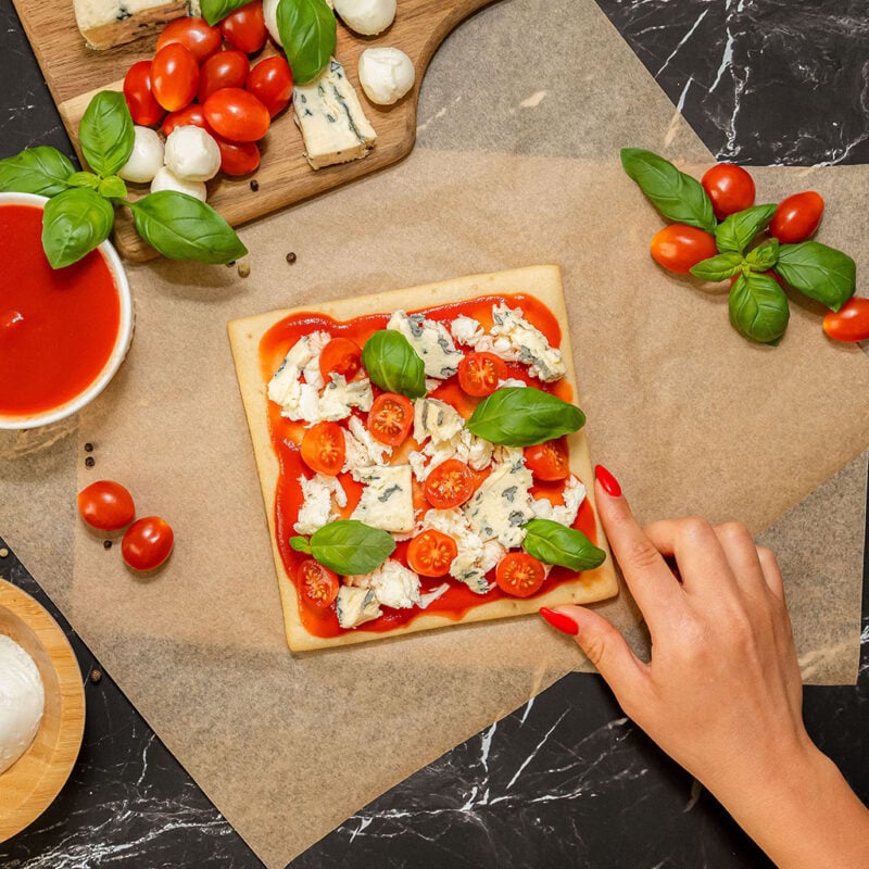 Italská Keto Pizza 100g