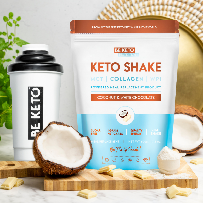 Diet Keto Shake – Kokos a Bílá Čokoláda 500g