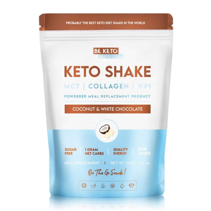 Diet Keto Shake – Kokos a Bílá Čokoláda 500g