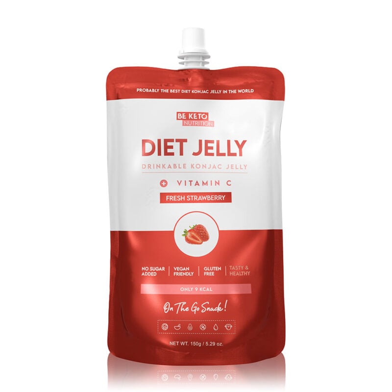 Konjakové Dietní Želé - Čerstvé Jahody 150g Konjakové Dietní Želé - Čerstvé Jahody 150g