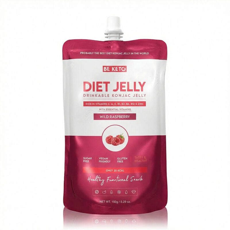 Konjakové Dietní Želé & Vitamíny – Divoká Malina 150g