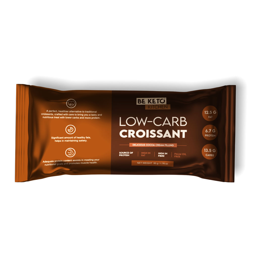 Nízkosacharidový Croissant s Čokoládovou Náplní 50g