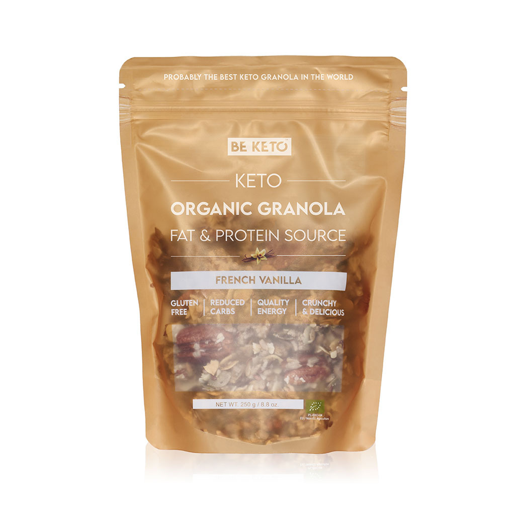 Keto Bio Granola - Francouzská Vanilka 250g
