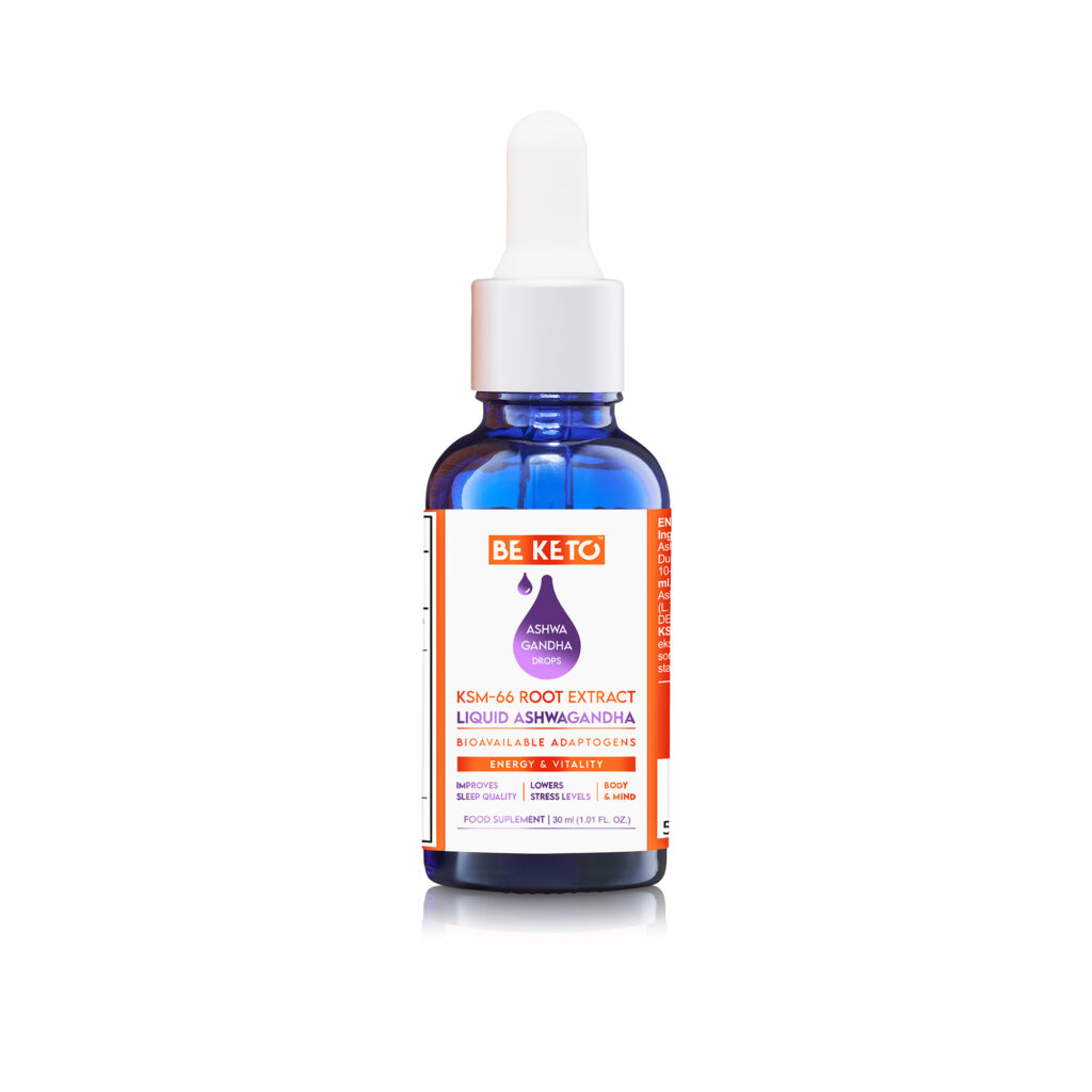 Ashwagandha KSM-66 v Kapkách – 30ml