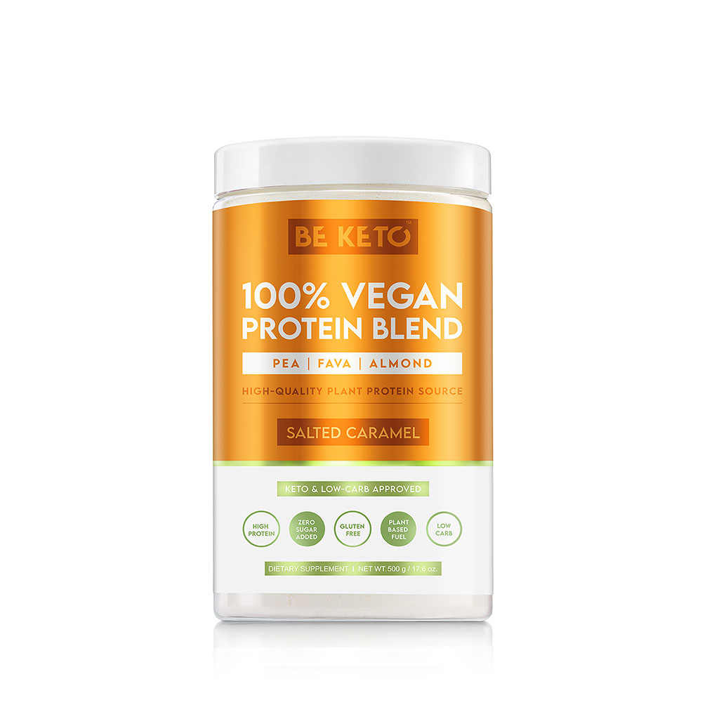 Veganský Protein – Slaný Karamel 500g