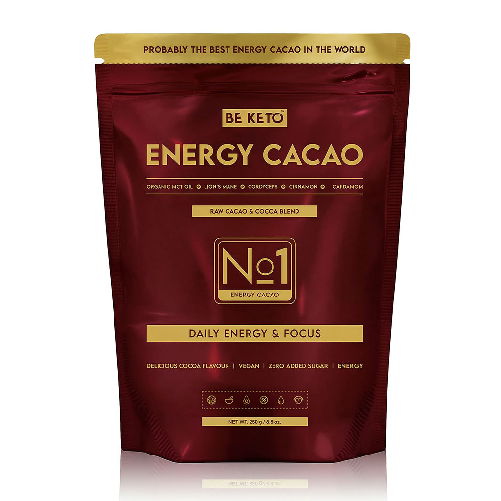 Ceremoniální Kakao – Energy (MCT olej & Lion's Mane & Cordyceps) – Skořice & Kardamom 250g