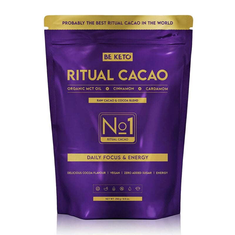 Ceremoniální Kakao – Ritual (MCT olej & Akáciová vláknina) – Skořice & Kardamom 250g