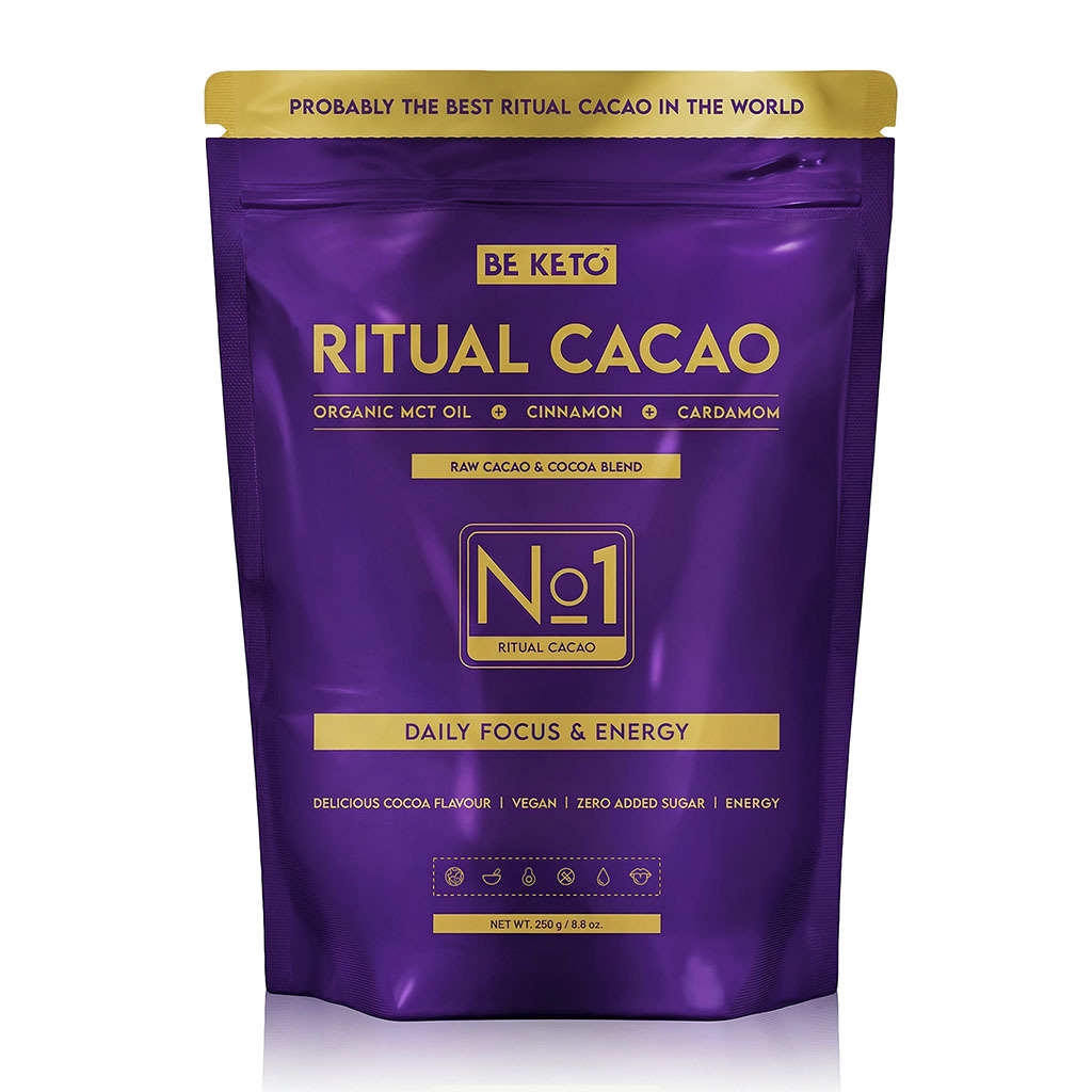 Ceremoniální Kakao – Ritual (MCT olej & Akáciová vláknina) – Skořice & Kardamom 250g