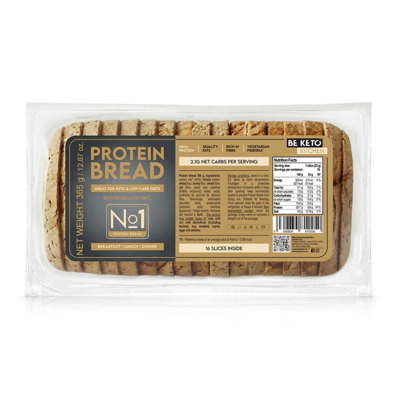 Keto Toustový Proteinový Chléb 365g Keto Toustový Proteinový Chléb 365g