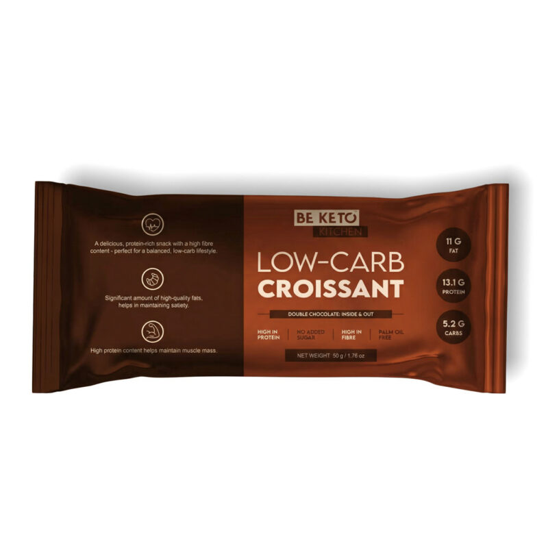 Nízkosacharidový Croissant Dvojitá Čokoláda 50g Nízkosacharidový Croissant Dvojitá Čokoláda 50g