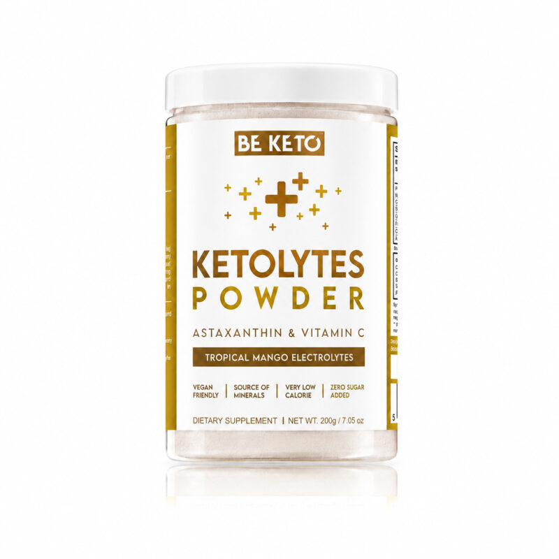 Elektrolyty Ketolytes v Prášku – Tropické Mango 200g