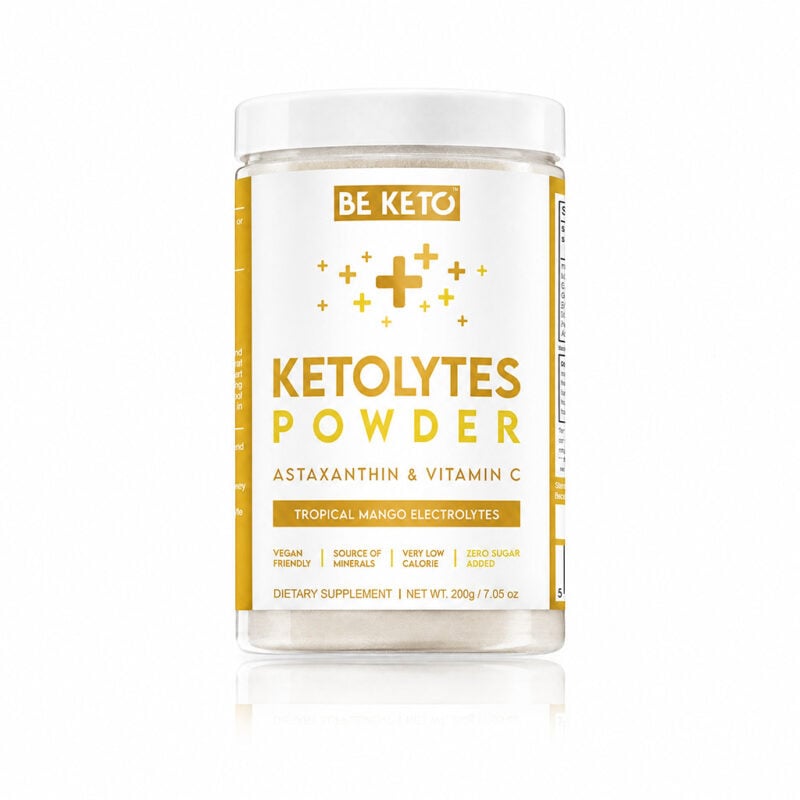 Elektrolyty Ketolytes v Prášku – Tropické Mango 200g