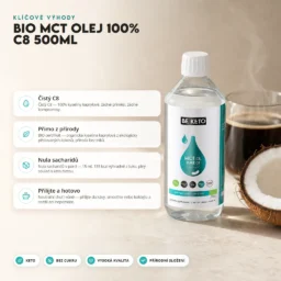BIO MCT Olej 100% C8 500ML