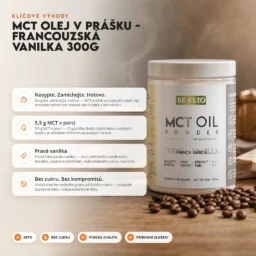 MCT Olej v Prášku – Francouzská Vanilka 300G
