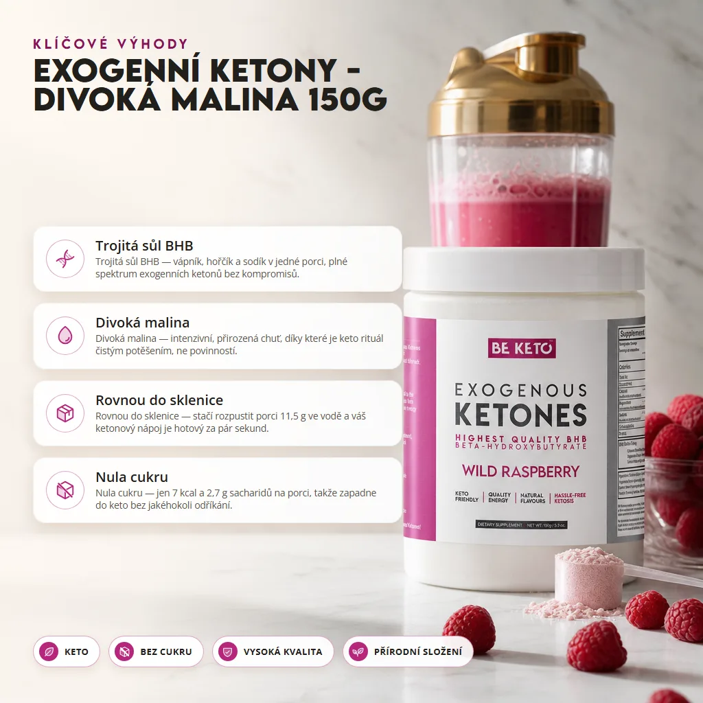 Exogenní Ketony – Divoká Malina 150g