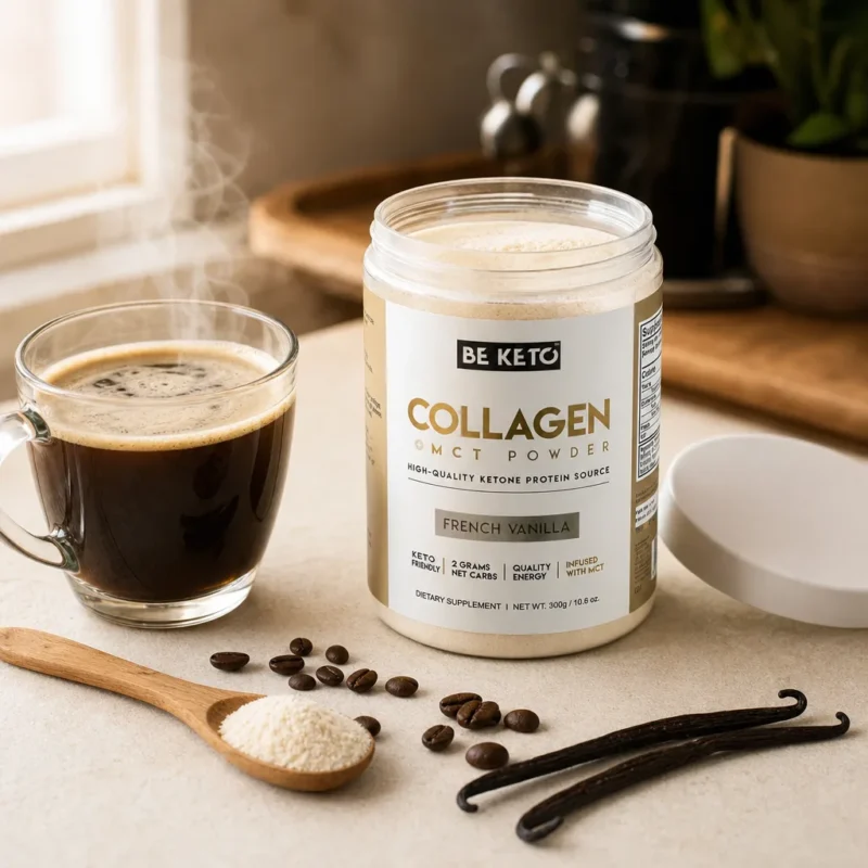 Keto Kolagen + MCT Olej – Francouzská Vanilka 300g