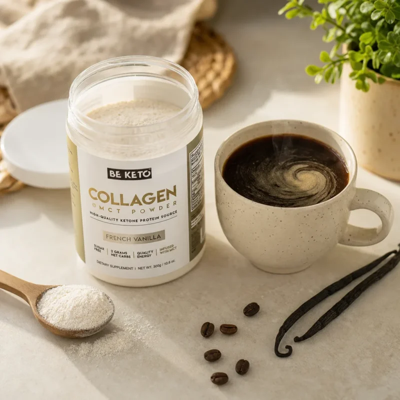 Keto Kolagen + MCT Olej – Francouzská Vanilka 300g