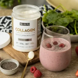 Keto Kolagen + MCT Olej – Francouzská Vanilka 300g