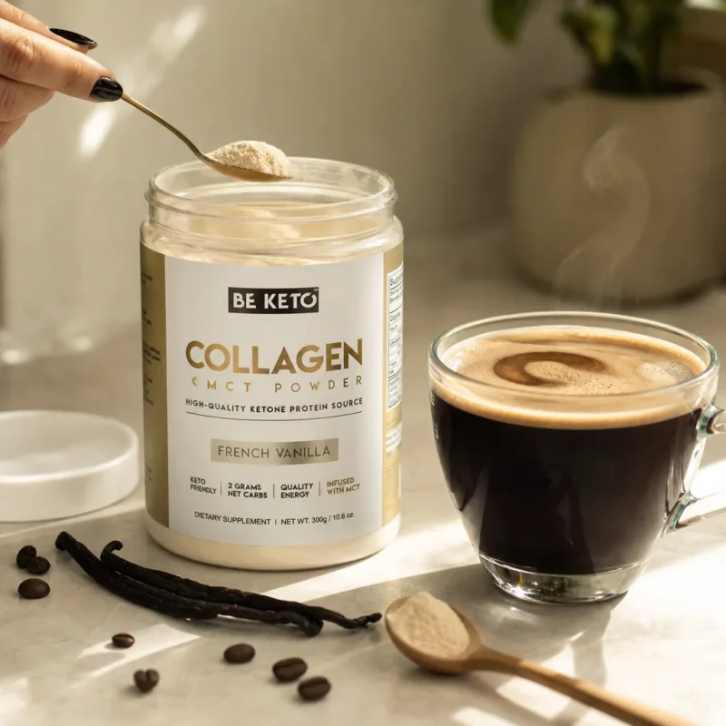 Keto Kolagen + MCT Olej – Francouzská Vanilka 300g