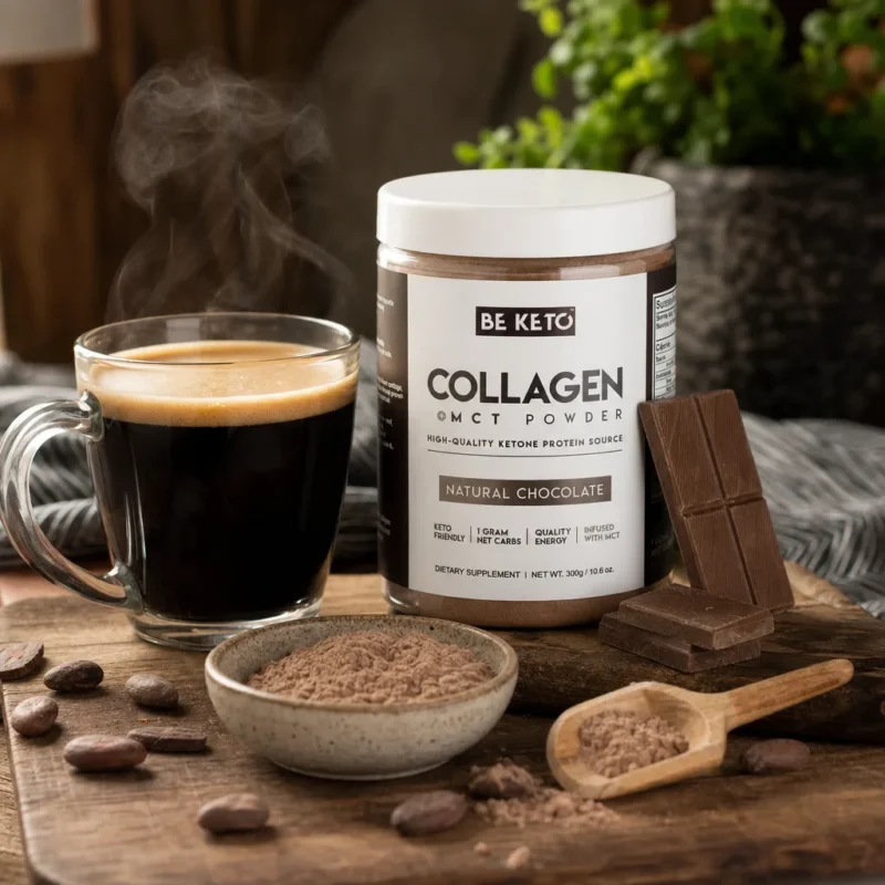 Keto Kolagen + MCT Olej – Přírodní Čokoláda 300g – Lifestyle 3 Keto Kolagen + MCT Olej – Přírodní Čokoláda 300g