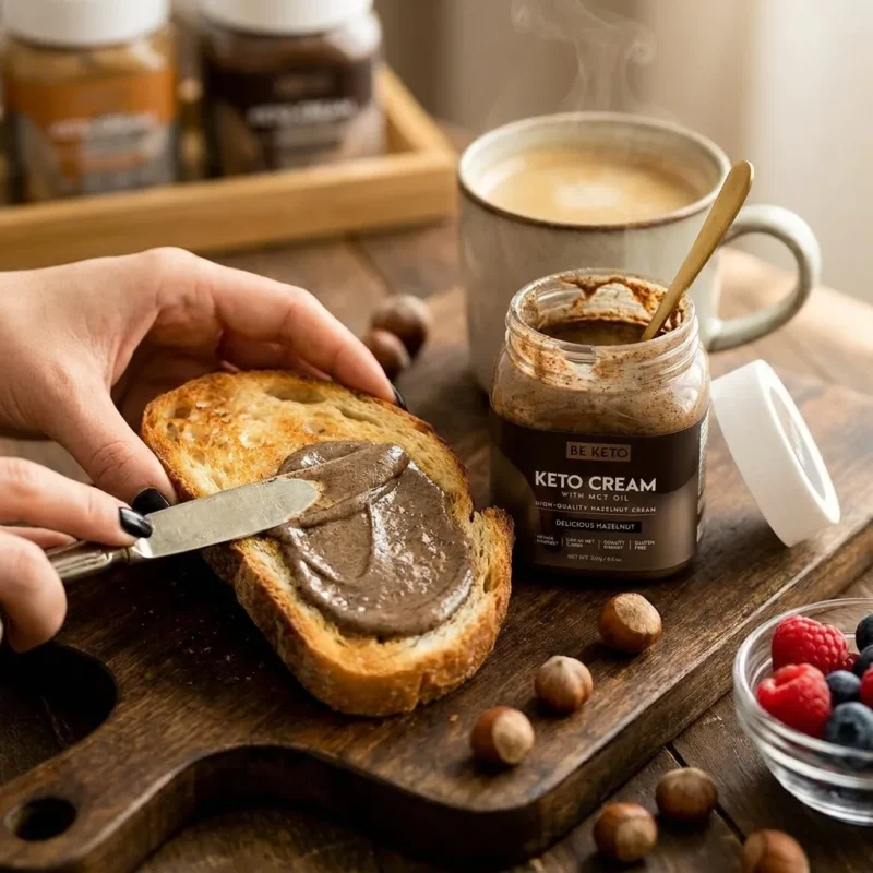 Keto Krém – Lahodný Lískový Oříšek 250g – Lifestyle 3 Keto Krém – Lahodný Lískový Oříšek 250g