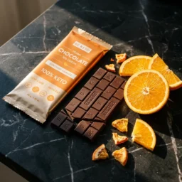 Veganská Keto Čokoláda + MCT Olej – Slunečný Pomeranč 80g – Lifestyle 2 Veganská Keto Čokoláda + MCT Olej – Slunečný Pomeranč 80g