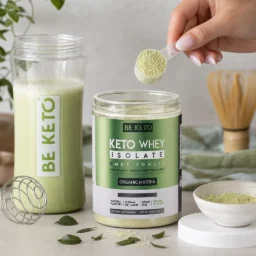 Keto Syrovátkový Izolát + MCT – Organická Matcha 300G – Lifestyle 1 Keto Syrovátkový Izolát + MCT – Organická Matcha 300G