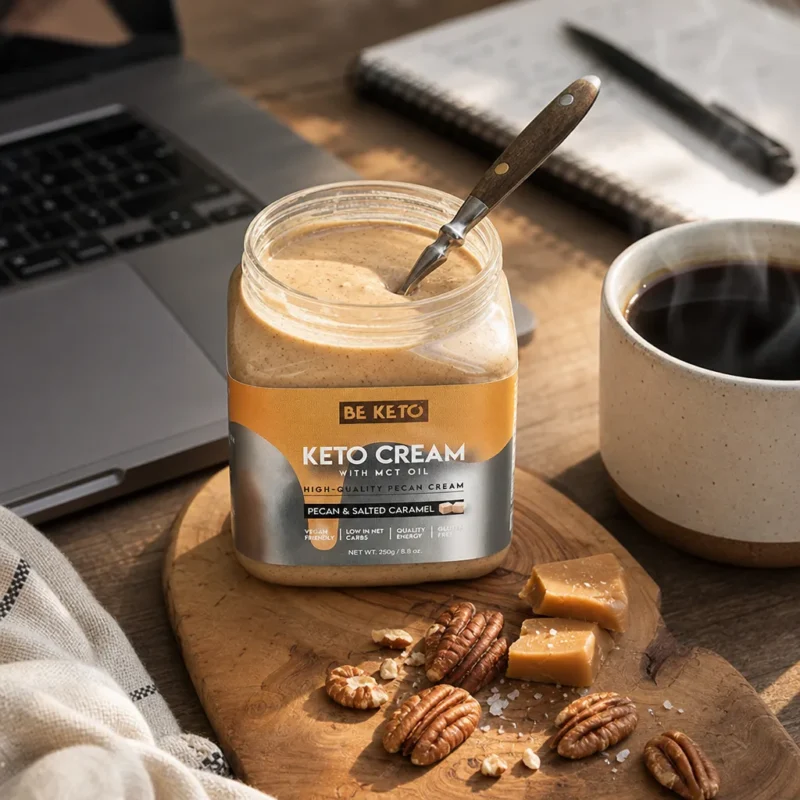 Keto Krém – Pekanový a Slaný Karamel 250g