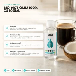 BIO MCT Olej 100% C8 100ML – Benefit BIO MCT Olej 100% C8 100ML