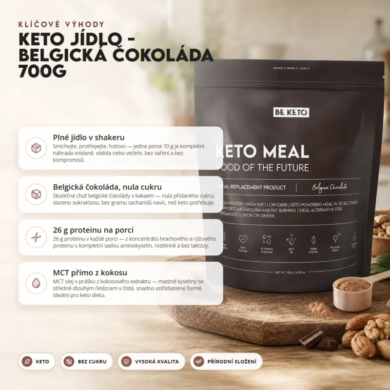 Keto Meal – Belgická Čokoláda 700g