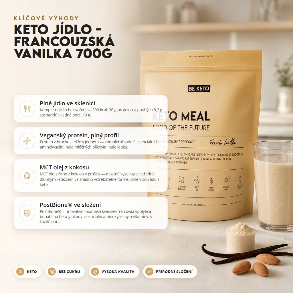 Keto Meal – Francouzská Vanilka 700g