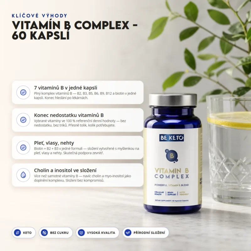 Vitamin B Complex – 60 kapslí