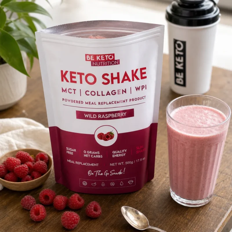 Diet Keto Shake – Divoká Malina 500g – Lifestyle 1 Diet Keto Shake – Divoká Malina 500g