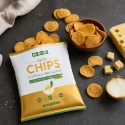 Keto Chipsy – Švýcarský Sýr a Francouzská Cibule 30g