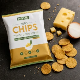 Keto Chipsy – Švýcarský Sýr a Francouzská Cibule 30g