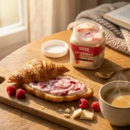 Keto Krém – Bílá Čokoláda a Malina 250g – Lifestyle 2 Keto Krém – Bílá Čokoláda a Malina 250g