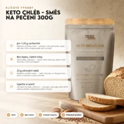 Keto Chléb – Směs na Pečení – 300g – Benefit Keto Chléb – Směs na Pečení – 300g